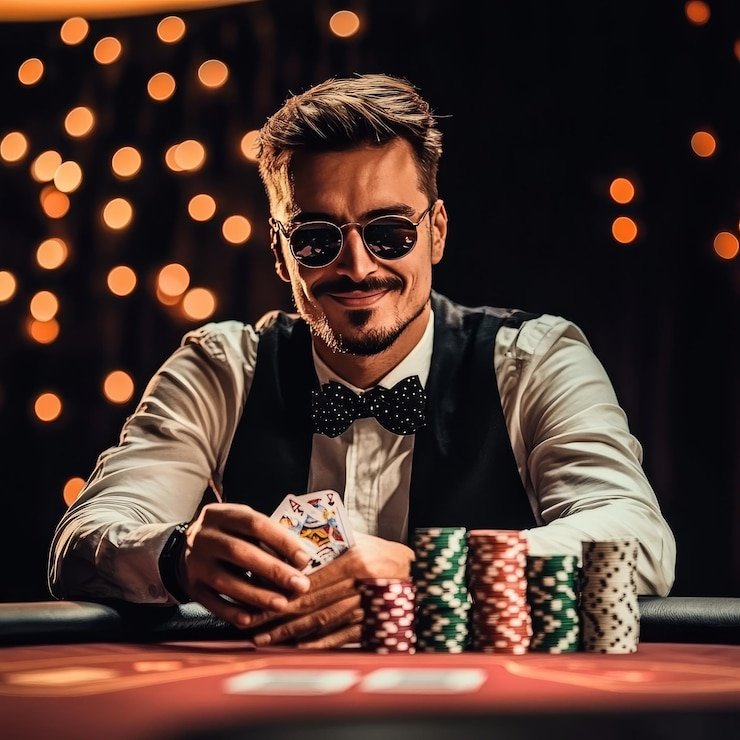 Antarmuka permainan Wild Bandito dengan simbol-simbol bertema koboi dan grid 5 gulungan di platform gocap 123.
